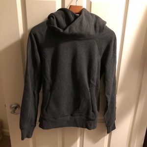 Lululemon Under Wraps Hoodie Pullover Charcoal 10